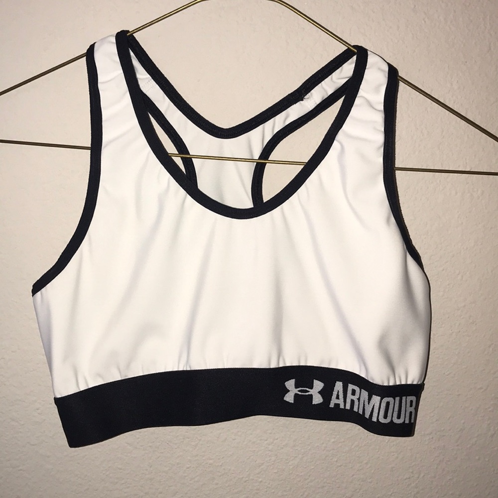 White sports bra